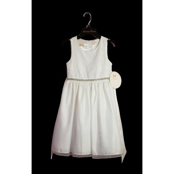 NWT Size 8 American Princess White Dress / Wedding / Easter / Party - Picture 1 of 7